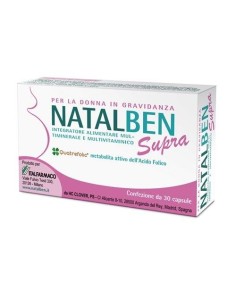 Natalben Supra Integratore Gravidanza 30 Capsule Molli